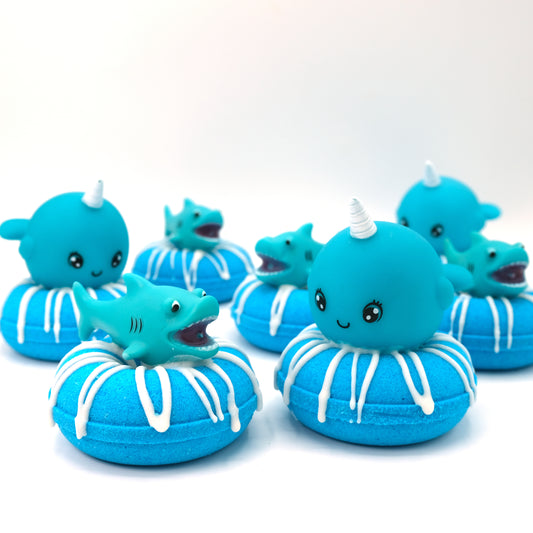 Shark and Narwhal Bath Bombs