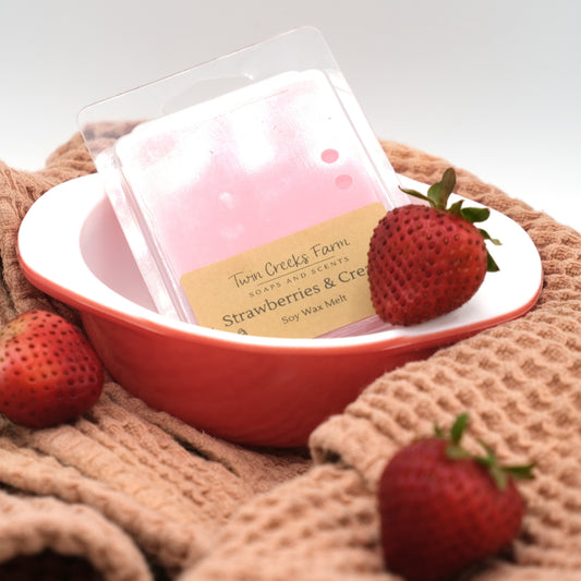 Strawberries and Cream Wax Melts